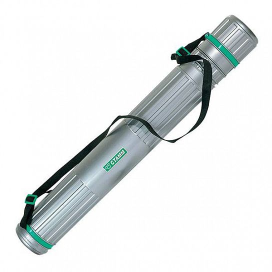 Тубус телескопический Стамм диаметр 90 мм серый с ремнем