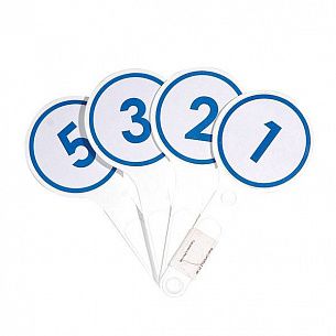 Касса-веер цифр от 1 до 10 GLOBUS 5 элементов