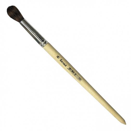 Кисть Schoolformat № 8 белка круглая