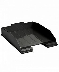 Лоток горизонтальный для бумаг Стамм ЭКСПЕРТ черный пластик