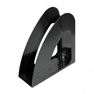 Лоток вертикальный для бумаг INFORMAT 90 мм, черный пластик