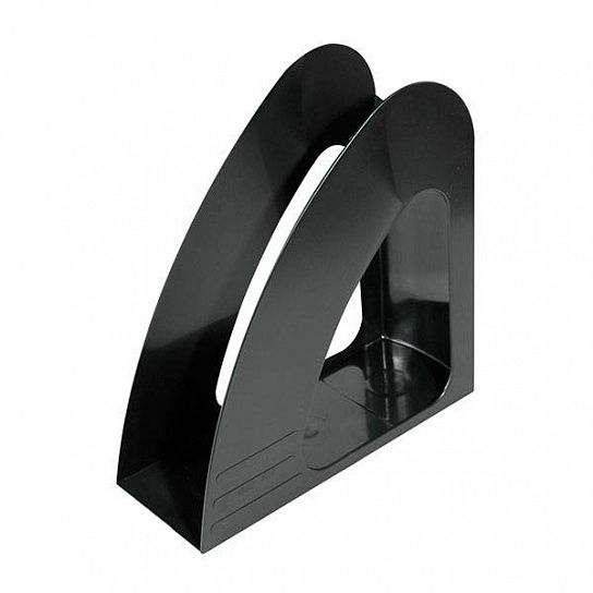 Лоток вертикальный для бумаг INFORMAT 90 мм, черный пластик