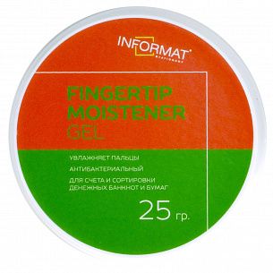 Гель для увлажнения пальцев INFORMAT 25 мл, круглый