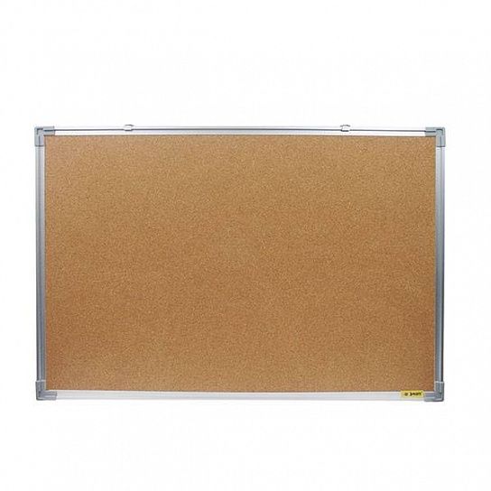 Доска пробковая INFORMAT 60х90 см, алюминиевая рама