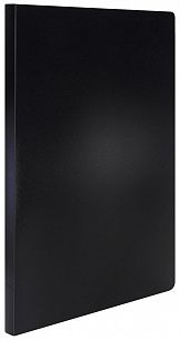 Папка с файлами LITE А4 30 файлов, пластик 500 мкм, черная
