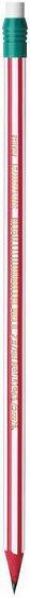 Карандаш чернографитный пластиковый Bic Evolution Stripes НВ с ластиком, заточенный, шестигранный, картонная коробка