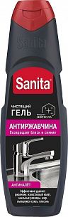 Средство для сантехники кислотное Санита АНТИРЖАВЧИНА гель 500 мл