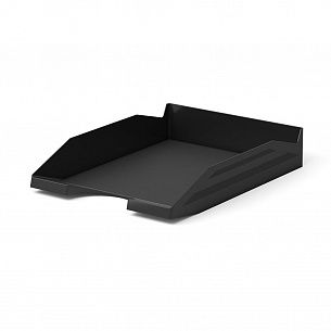 Лоток горизонтальный для бумаг ErichKrause Office Classic черный пластик