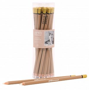 Ластик-карандаш АРТформат, термопластичная резина, 170х7х7 мм цилиндрический, белый, мягкий, индивидуальный ШК