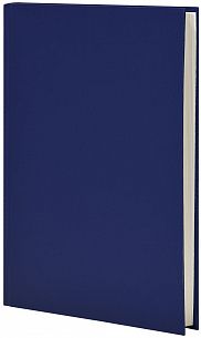 Ежедневник А5 недатированный LITE 160 л. синий, бумвинил