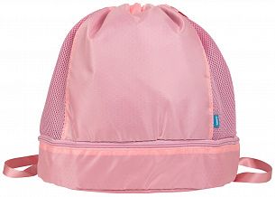 Мешок для обуви LOREX KIDS PINK 34x25x14 см, розовый, 2 отд. с отделением для обуви для девочек