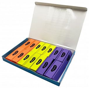 Ластик Creativiki, термопластичная резина, 60х15х15 мм треугольный, ассорти, мягкий, индивидуальный ШК