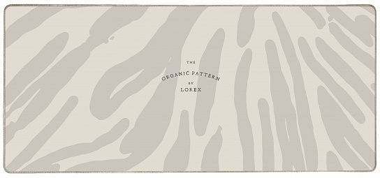 Коврик д/мыши бол. LOREX CYBER BIG DRY BRUSH 90х40 см бежев.