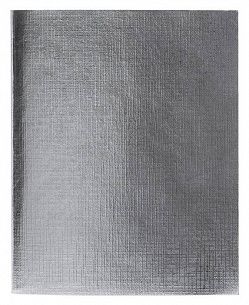 Тетрадь 96 л. А5 клетка, на скрепке, офсет Хатбер METALLIC бумвинил, металлизация