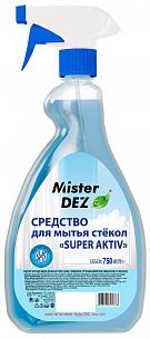 Средство для стекол и зеркал Eco-Cleaning SUPER ACTIV 750 мл с курком
