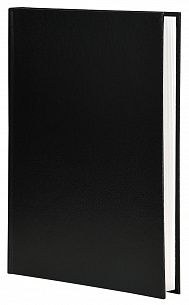 Ежедневник А5 недатированный LITE 160 л. черный, бумвинил
