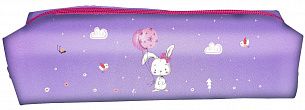 Пенал-тубус 1 отделение Schoolformat CUTE RABBIT 195х45х45 мм ткань