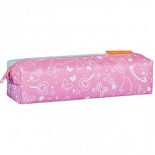 Пенал-косметичка 1 отделение TIGER LOVELY THINGS 50x200x50 мм ткань, молния, для девочек