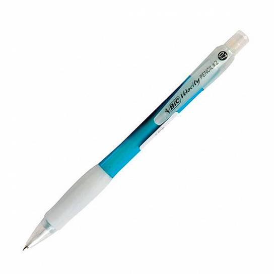 Карандаш механический Bic VELOCITY 0,7 мм НВ, грип, цвет корпуса белый, с ластиком