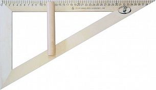 Треугольник МОЖГА 30 гр 40 см дерев. натур. непрозрач.