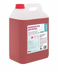 Средство для сантехники кислотное универсальное BIOSOAP  L102-R гель 5000 мл