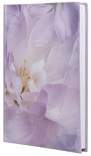 Ежедневник А5 недатированный LITE РОЗОВАЯ НЕЖНОСТЬ 128 л. с дизайном, твердая обложка 7БЦ, глянцевая ламинация