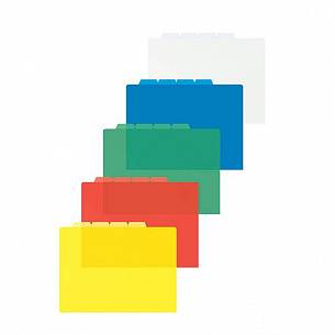 Папка-уголок INFORMAT А4, пластик 150 мкм, ассорти, 4 отделения