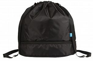 Мешок для обуви LOREX KIDS TOTAL BLACK 34x25x14 см, черный, 2 отд. с отделением для обуви универсальный