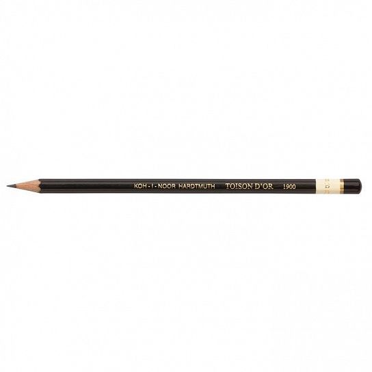 Карандаш чернографитный деревянный Koh-I-Noor TOISON D`OR 1900 В заточенный, шестигранный, картонная коробка