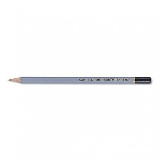 Карандаш чернографитный деревянный Koh-I-Noor 1860 5В заточенный, шестигранный, картонная коробка