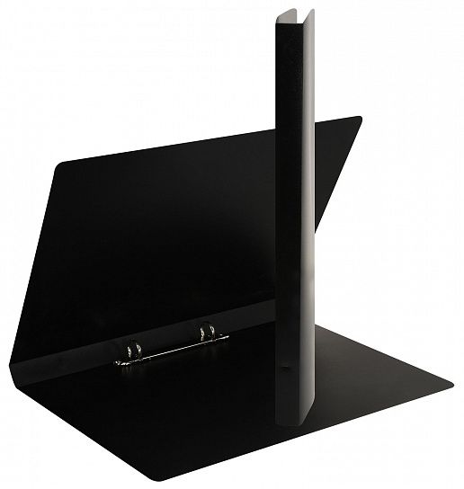 Папка с кольцами LITE А4, 2 кольца, 21 мм, пластик 500 мкм, черная